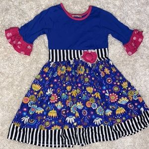 Girls size 8 Jelly the Pug dress
